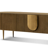 Berkeley Designs Napa Media Caramel Oak & Bronze TV Unit