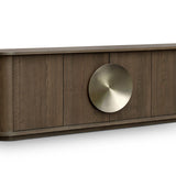 Berkeley Designs Perth Light Brown / Brass 4 Door Sideboard