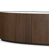 Berkeley Designs Phuket Walnut Curved 4 Door Sideboard