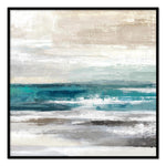 Large Abstract Oil on Canvas 02 with a Black Frame-Esme Furnishings