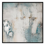 Palette Knife Textures Oil on Canvas 08 with a Black Frame-Esme Furnishings