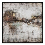 Palette Knife Textures Oil on Canvas 10 with a Black Frame-Esme Furnishings