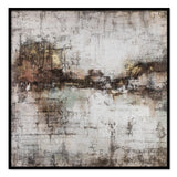 Palette Knife Textures Oil on Canvas 10 with a Black Frame-Esme Furnishings