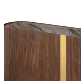 Berkeley Designs Oslo Walnut Ceramic Marble Sideboard