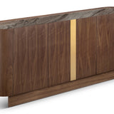 Berkeley Designs Oslo Walnut Ceramic Marble Sideboard