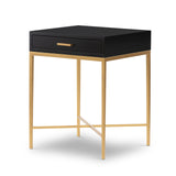 DI Designs Ashridge Black & Gold Side Table