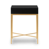 DI Designs Ashridge Black & Gold Side Table