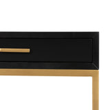 DI Designs Ashridge Black & Gold Side Table