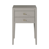 DI Designs Radford Grey Oak Wood Bedside Table
