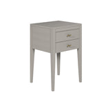 DI Designs Radford Grey Oak Wood Bedside Table