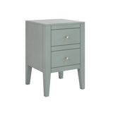 DI Designs Alton Birch Wood Pigeon Grey Bedside Table