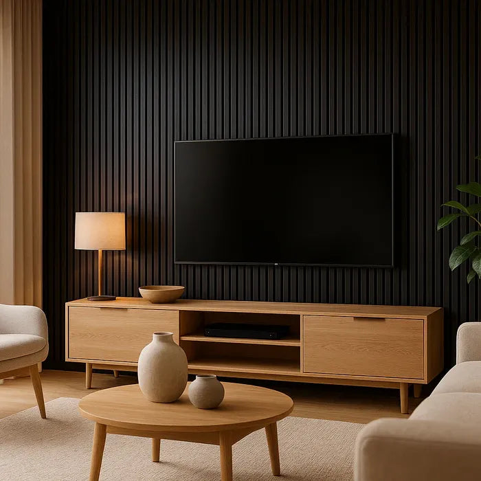 Premium 3 Sided Coloured Luxury Wall Panels 240x30cm - Pack Of 2 - Range Of Colours