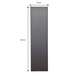 Acoustic Slatted Wall Panel 240cm x 60cm - Range of Colours