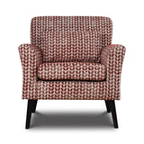 DI Designs Warnborough Red & White Club Armchair
