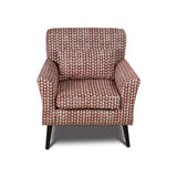 DI Designs Warnborough Red & White Club Armchair