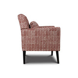 DI Designs Warnborough Red & White Club Armchair