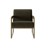 DI Designs Mickleton Olive Green & Gold Club Armchair