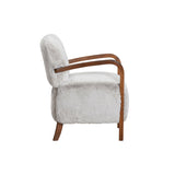 DI Designs Kington Grey Fur Armchair