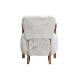 DI Designs Kington Grey Fur Armchair