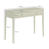 DI Designs Radford Lichen Green Oak Wood Console Table