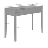 DI Designs Radford Black Oak Wood Console Table