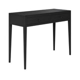 DI Designs Radford Black Oak Wood Console Table