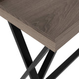 DI Designs Pershore Aged Oak Wood Crossed Leg Console Table