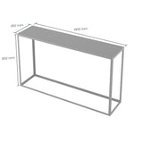 DI Designs Grafton Slate Black Metal & Concrete Console Table