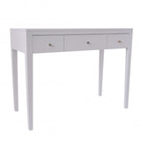 DI Designs Alton White Birch Wood Console Table