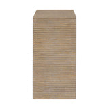DI Designs Wickham Natural Oak Wood Ribbed Chest of Drawers | 4 Drawers