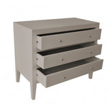 DI Designs Alton Grey Birch Wood Chest of Drawers | 3 Drawers