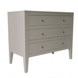 DI Designs Alton Grey Birch Wood Chest of Drawers | 3 Drawers