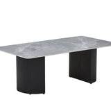 Olympia Grey Ceramic Marble Coffee Table