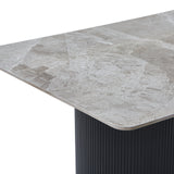 Olympia Grey Ceramic Marble Coffee Table