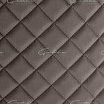 Cambridge Light Grey French Plush Velvet Quilted Back Ring Dining Chair-Esme Furnishings