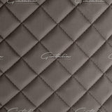 Cambridge Light Grey French Plush Velvet Quilted Back Ring Dining Chair-Esme Furnishings