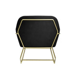 Charles Armchair – Black & Gold