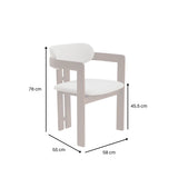 Isabella Oval 200cm Walnut & Pandora Ceramic Marble Dining Table With Clara Fabric Chairs
