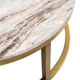 Richmond Interiors Bottega Blush Beige Coffee Table (Set of 2)