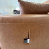 Conway Electric Sofa Brown 3 Seater