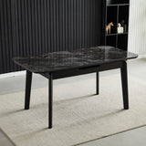 Tokyo 130-160CM Ceramic Extending Marble Dining Table In 4 Colours