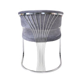 Elina Luxury Grey Marble Dining Table with Porado Grey Chairs