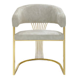 Ravello 180cm Black & Gold Marble Dining Table with Porado Chairs
