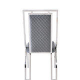 Elina Luxury Grey Marble Dining Table Set with Windsor Chairs
