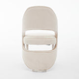 Louis Marble & Chrome Dining Table With Santos Curve Velvet Chairs