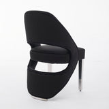 Louis Marble & Chrome Dining Table With Santos Curve Velvet Chairs