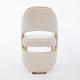 Louis Marble & Gold Dining Table With Santos Curve Velvet Chairs Gold Legs