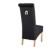 Elina 180cm Gold Dining Table With Lucy Gold Ring Velvet Chairs