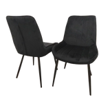 Dido Luxury Plush Velvet Dining Chair - 6 Colours-Esme Furnishings