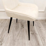 Dido Luxury Plush Velvet Dining Chair - 6 Colours-Esme Furnishings